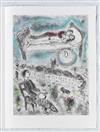 MARC CHAGALL Celui qui dit les Choses sans rien dire by Louis Aragon.